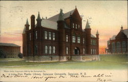 Von Ranke Library, Syracuse University New York Postcard Postcard Postcard