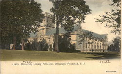 University Library at Princeton University New Jersey Postcard Postcard Postcard