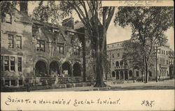 St. Anthony Hall & York Hall New Haven, CT Postcard Postcard Postcard