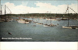 Harvard-Yale Boat Race Postcard