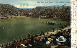 Yale Foot Ball Game New Haven, CT Postcard Postcard Postcard