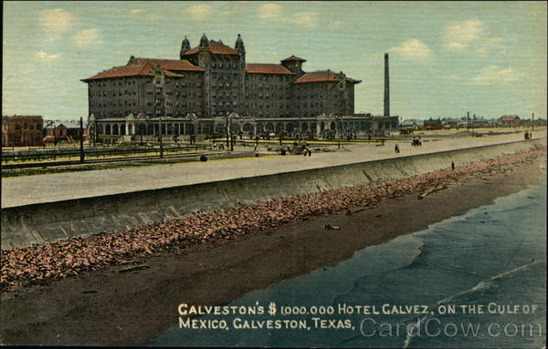 Hotel Galvez Galveston, TX Postcard