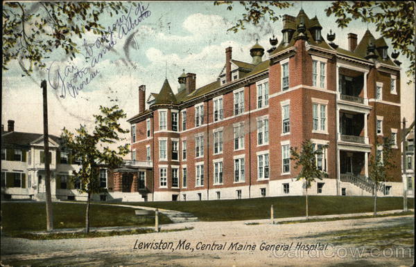 Central Maine General Hospital Lewiston, ME Postcard