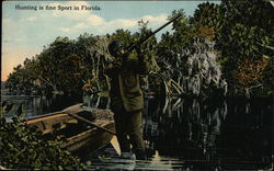 Hunting is Fine Sport in Florida Postcard Postcard Postcard