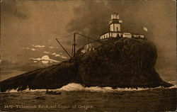 Tillamook Rock, off Coast of Oregon Seaside, OR Postcard Postcard Postcard