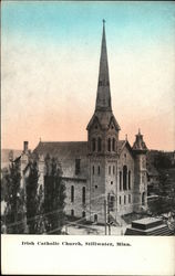 Irish Catholic Church Stillwater, MN Postcard Postcard Postcard