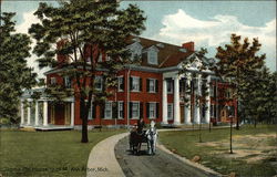 Sigma Phi House at Univeristy of Michigan Postcard