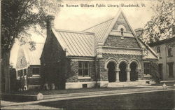 The Norman Williams Public Library Woodstock, VT Postcard Postcard Postcard