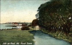 Road Scene Postcard