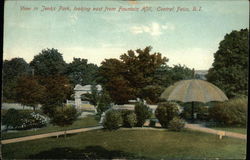 View in Jenks Park, Looking East from Fountain Hill Postcard