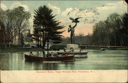 Monument Statue, Roger Williams Park Postcard