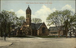 First Baptist Church Postcard