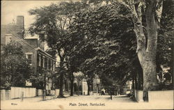 Main Street Nantucket, MA Postcard Postcard Postcard