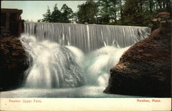 Newton Upper Falls Postcard