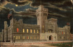 Fourteenth Regiment Armory Brooklyn, NY Postcard Postcard Postcard