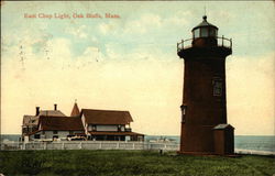 Scenic View of East Chop Light Oak Bluffs, MA Postcard Postcard Postcard