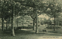 Trinity Circle Oak Bluffs, MA Postcard Postcard Postcard