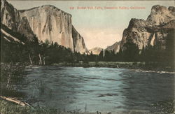 Bridal Veil Falls, Yosemite Valley California Postcard Postcard Postcard