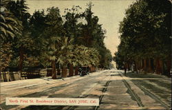 North First St. Residence District San Jose, CA Postcard Postcard Postcard