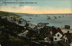 Fort Rosencrans and portions of San Diego, Cal. Postcard