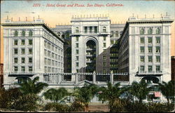 Hotel Grant and Plaza Postcard