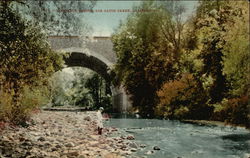 Concrete Bridge, Los Gatos Creek Postcard