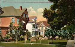 Residence on Grand Street, near San Jose Avenue Postcard