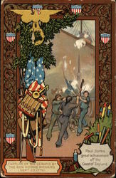 Capture of the Serapis Patriotic Postcard Postcard Postcard