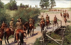 Cavalry Scouting Army Postcard Postcard Postcard