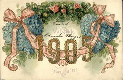 Good Luck in the New Year 1905 Year Dates Postcard Postcard Postcard