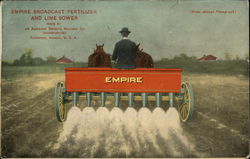 Empire Broadcast Fertilizer and Lime Sower Advertising Postcard Postcard Postcard