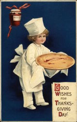 Good Wishes For Thanksgiving Day Children Ellen Clapsaddle Postcard Postcard Postcard