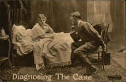 Diagnosing The Case Doctors & Medicine Postcard Postcard Postcard