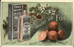 Foss' Orange Extract Postcard