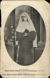 Real Portrait of Sister Marie-Celine of the Presentation, Poor Clare Postcard