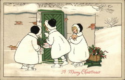 A Merry Christmas Children Postcard Postcard Postcard