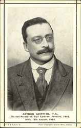 Arthur Griffith, T. D. Postcard