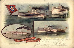 White Star Squadron Steamers Postcard Postcard Postcard