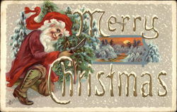 Merry Christmas - Santa Claus Postcard Postcard Postcard