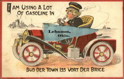 Comic Card - Automobile, Lebanon, OH Cars Postcard Postcard Postcard