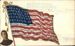 U. S. Flag with Gold Stars Postcard