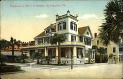 Residence of Mr. C.F. Hamblin St. Augustine, FL Postcard Postcard Postcard