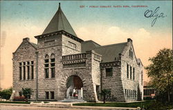 Public Library Santa Rosa, CA Postcard Postcard Postcard