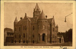 San Joaquin County Jail Stockton, CA Postcard Postcard Postcard