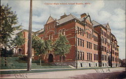 Central High School Postcard