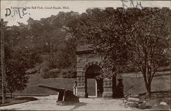 Entrance to John Bull Park Postcard