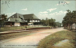 The Drive & Pavilion, Reeds Lake Grand Rapids, MI Postcard Postcard Postcard