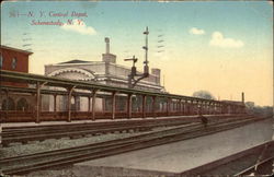 N. Y. Central Depot Postcard