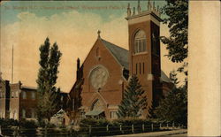 St. Mary's R.C. Church and School Postcard