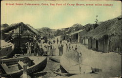 Street Scene Caimanera, Cuba Postcard Postcard Postcard